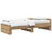Struttura letto con testata Rovere Artigianale 80 x 200 cm - Foto miniatura 1