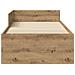 Struttura letto con testata Rovere Artigianale 80 x 200 cm - Foto miniatura 3