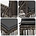 Set Divano da Giardino 12 pcs Grigio polyrattan - Foto miniatura 6