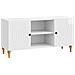 Mobile TV Bianco Lucido 102 x 34,5 x 50 cm Legno ingegnerizzato - Foto miniatura 1