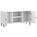 Mobile TV Bianco Lucido 102 x 34,5 x 50 cm Legno ingegnerizzato - Foto miniatura 3