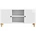 Mobile TV Bianco Lucido 102 x 34,5 x 50 cm Legno ingegnerizzato - Foto miniatura 4