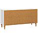 Mobile TV Bianco Lucido 102 x 34,5 x 50 cm Legno ingegnerizzato - Foto miniatura 6