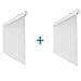 Set Di 2 Tende Per Pergola Vada In Alluminio Bianco - H. 250 X L. 135 Cm - Foto miniatura 3