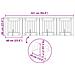 Cancello per cani pieghevole con supporti 4 pcs 241 cm - Foto miniatura 9