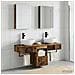 Set di Armadi da Bagno 5 pcs Legno antico 43 x 11,5 x 60,5 cm - Foto miniatura 4