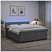 Letto box spring con materasso Grigio Chiaro 200 x 200 cm - Foto miniatura 2