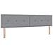 Letto box spring con materasso Grigio Chiaro 200 x 200 cm - Foto miniatura 5