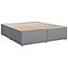 Letto box spring con materasso Grigio Chiaro 200 x 200 cm - Foto miniatura 6