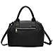 Borsa A Bauletto Con Motivo Ad Onda Nero - Foto miniatura 3