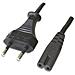 ICOC 02-NC-IT1 - Cavo alimentazione C7 a italiana 1,0 m Nero - Foto miniatura 1