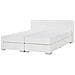 Letto Boxspring In Pelle Bianca 160 X 200 Cm President - Foto miniatura 21