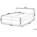 Letto Boxspring In Pelle Bianca 160 X 200 Cm President - Foto miniatura 25