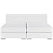 Letto Boxspring In Pelle Bianca 160 X 200 Cm President - Foto miniatura 26