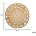 Tappeto Tondo In Iuta Beige Ø 120 Cm Ahlat - Foto miniatura 4