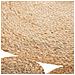 Tappeto Tondo In Iuta Beige Ø 120 Cm Ahlat - Foto miniatura 7