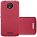 Custodia Compatibile Con Motorola Moto C Plus In Frosty Rosso - Hard Case Coperchio Protettivo In Frosted Look Contro I Graffi E Gli Urti - Foto miniatura 1