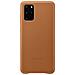Custodia Leather Cover Ef-vg985laegeu Per Galaxy S20 Plus Sm-g985 Marrone - Foto miniatura 5