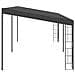 Gazebo A Parete 3x6 M Antracite In Tessuto - Foto miniatura 3