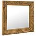 Specchio Da Parete Stile Barocco 60x60 Cm Oro - Foto miniatura 3