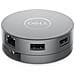 Adattatore Portatile DA310 7 in 1 Interfaccia USB 3.1 Tipo-C Colore Argento - Foto miniatura 2