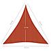 Vela Parasole 160 G / m? Terracotta 4,5x4,5x4,5 M In Hdpe - Foto miniatura 2