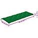 Cuscino per Panca Verde 150x (50+50) x7cm in Tessuto Oxford - Foto miniatura 3
