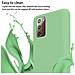 Catena Di Telefoni Cellulari Compatibile Con Samsung Galaxy Note 20 In Liquid Verde Chiaro - Coperchio Di Protezione In Silicone Con Cordino Regolabile In Lunghezza - Foto miniatura 3