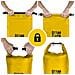 Borsa Zaino Impermeabile 20l, Dry Bag Mare 20 Litri, Sacca Impermeabile Con Tracolla Regolabile, Zaino Waterproof Per Barca Pesca Rafting Spiaggia Sport Acquatici (gialla)  - Foto miniatura 2