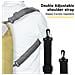 Borsa Zaino Impermeabile 20l, Dry Bag Mare 20 Litri, Sacca Impermeabile Con Tracolla Regolabile, Zaino Waterproof Per Barca Pesca Rafting Spiaggia Sport Acquatici (gialla)  - Foto miniatura 3