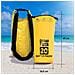 Borsa Zaino Impermeabile 20l, Dry Bag Mare 20 Litri, Sacca Impermeabile Con Tracolla Regolabile, Zaino Waterproof Per Barca Pesca Rafting Spiaggia Sport Acquatici (gialla)  - Foto miniatura 5
