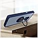 Cover Samsung Galaxy S9 Bimateria Anello Metallico Supporto Blu - Foto miniatura 4