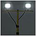 Faretto A Led Con Treppiede 2x10 W Bianco Freddo - Foto miniatura 2