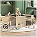 Set Tavolo e Sedia per Bambini 3 pz Auto Fuoristrada in MDF - Foto miniatura 1