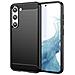 Custodia B-case Tpu Silicone Cover Case Per Samsung Galaxy S23+ Plus S916 Carbon Metal Black - Foto miniatura 1
