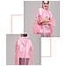 Poncho Antipioggia Monouso Con Cappuccio Senza Maniche Rosa - Foto miniatura 3