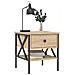 Comodini 2 Pz Rovere Sonoma 40x42x45 Cm In Legno Multistrato - Foto miniatura 3