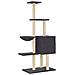Albero Per Gatti Con Tiragraffi In Sisal Grigio Scuro 145 Cm - Foto miniatura 5