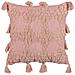 Set Di 2 Cuscini Torenia Cotone 45 X 45 Cm Rosa Trama Geometrica - Foto miniatura 10