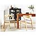 Set Di 2 Sedie Da Pranzo Legno Chiaro E Beige Maroa - Foto miniatura 1