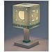 Lampada Da Comodino Per Bambini Moonlight Luna E Stelle Verde - Foto miniatura 1