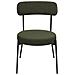 Sedia Da Pranzo Set Di 2 Bouclé Verde Scuro Allison - Foto miniatura 5