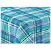 Trapunta Piumone Letto Invernale Imbottita 300gr Scaldanotti Tartan 2 Piazze Azzurro - Foto miniatura 2