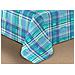 Trapunta Piumone Letto Invernale Imbottita 300gr Scaldanotti Tartan 2 Piazze Azzurro - Foto miniatura 3
