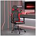 Sedia da Gaming Nera e Rossa in Similpelle - Foto miniatura 10