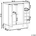 Credenza Portavini Tullamore Marrone Scuro - Foto miniatura 7