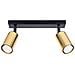 Lampada Da Soffitto Winx 2 Nero /oro Sl. 1383 - Moderno Lampade Da Soffitto Oro Nero 18.5x30x6 Cm - Foto miniatura 1