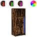 Credenza con LED Rovere Fumo 42,5x34x100cm in Legno Multistrato - Foto miniatura 1