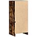 Credenza con LED Rovere Fumo 42,5x34x100cm in Legno Multistrato - Foto miniatura 9