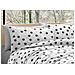 Completo Lenzuola Letto 100% Cotone Made In Italy Disegno Pois Lt Piazza E Mezza Pois - Foto miniatura 4